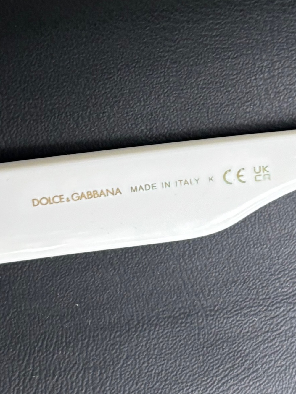 Dolce & Gabbana Runway DG Sunglasses White Dark Gray - Picture 4 of 5